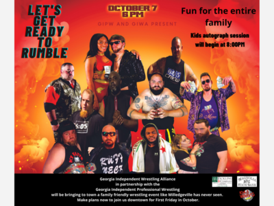 Professional wrasslin' coming to downtown Milledgeville
