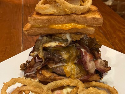 FOOD WORTH CHEERING FOR: The  Milledgevillain Burger  at Buffington's