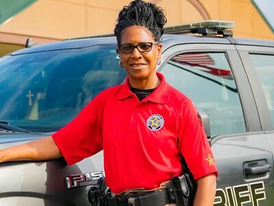 Deputy Hollis gets her flowers