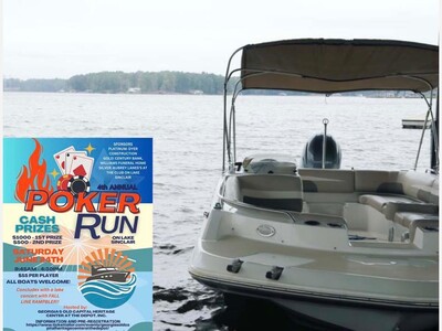 Depot's big Lake Sinclair  boat poker run  this Saturday. How can you buy tickets?