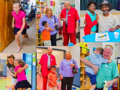 Grandparents surprising their little grandchildren at school may be the greatest thing ever