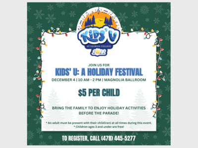 Kids' U Holiday Festival: Wait for the Parade With Us!